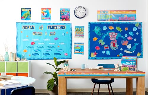 Eureka Seas The Day Mini Classroom Poster Set for Teachers, 11" x 14", 8 Pieces - image 9
