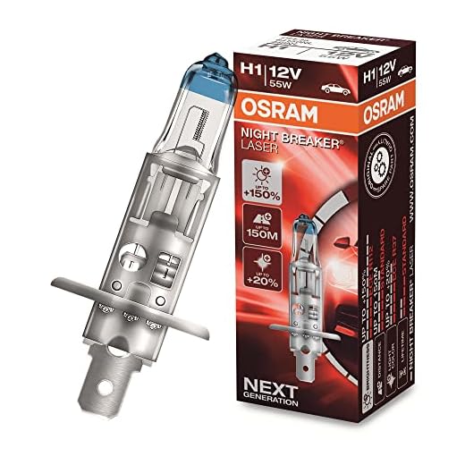 OSRAM H1 Lámpara Faro de Carretera 55W Luz Alta Halógena 64150NL