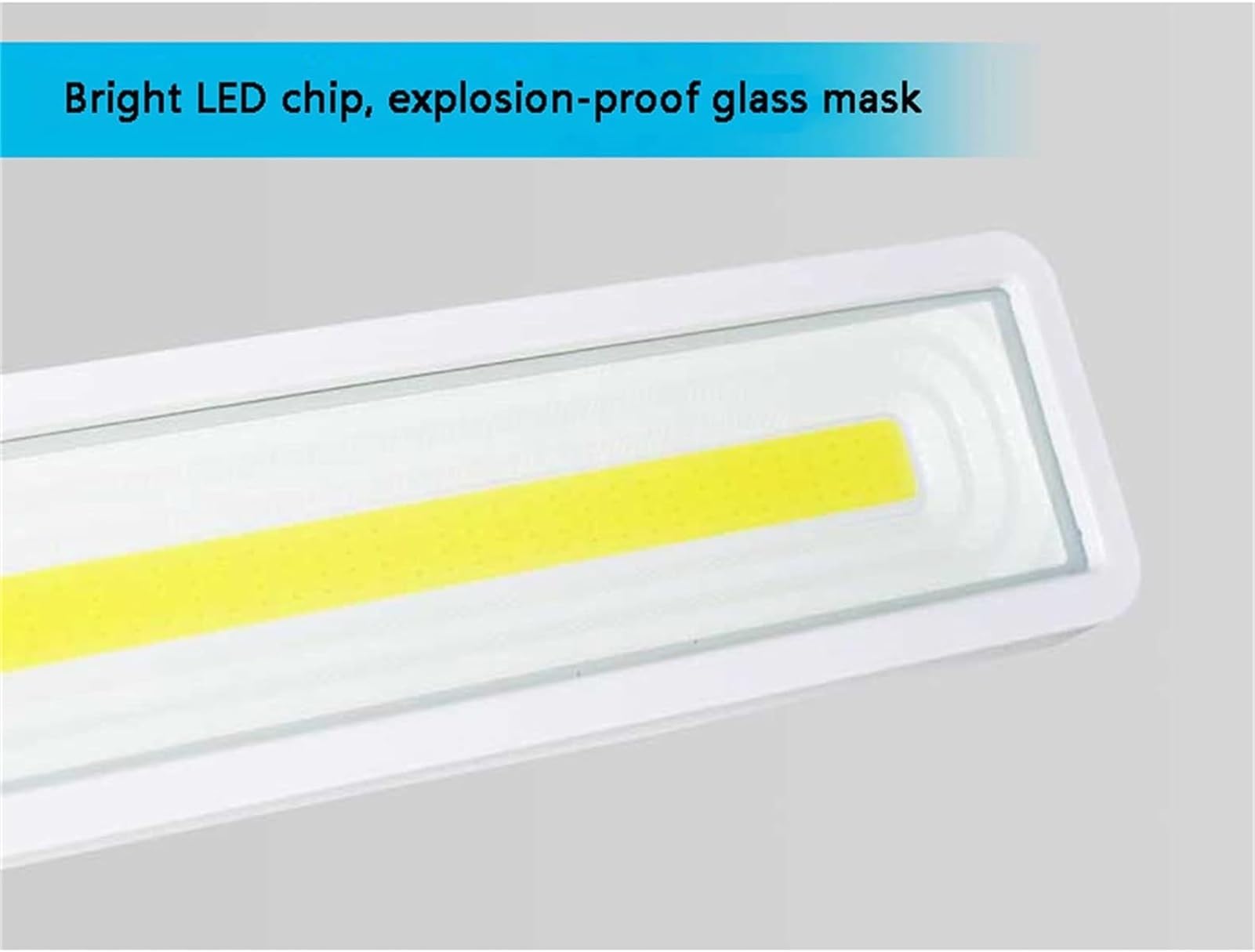 lampy solarne do użytku na zewnątrz, Lampy zabezpieczające obiektyw, IP65 i wysoka przepuszczalność światła Białe światło Reflektor roboczy LED do magazynu, ogrodu, dachu(Warm Light,50W)