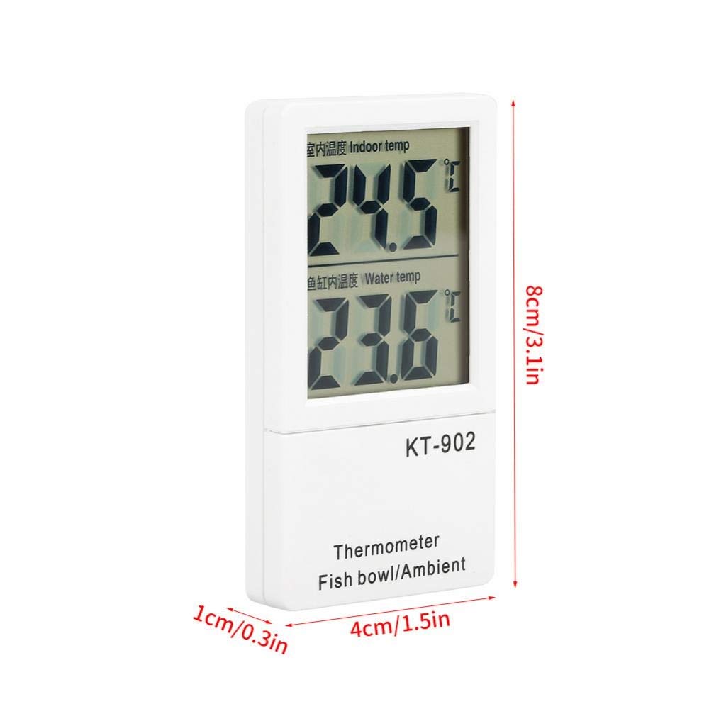 JFDBGU LCD Digital Interior y Acuario Termómetro Termómetro Termómetro Temperatura Meter