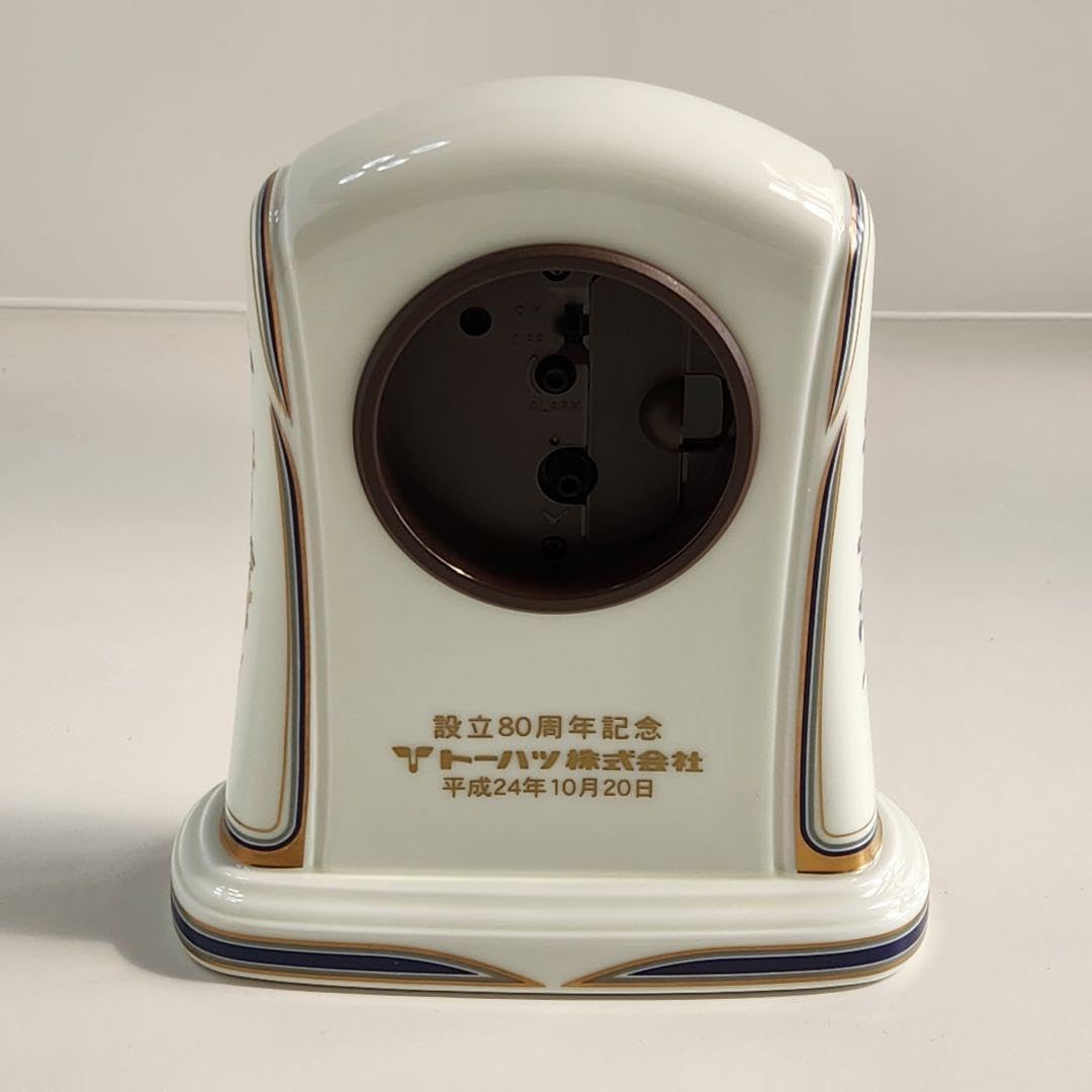 新品未使用 RHYTHM エミュエールR19 有田焼き 置き時計 箱あり 楽天