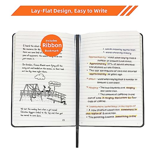 Carnet de notes BOSSAND en cuir vegan un journal de luxe ligné pour vos écrits