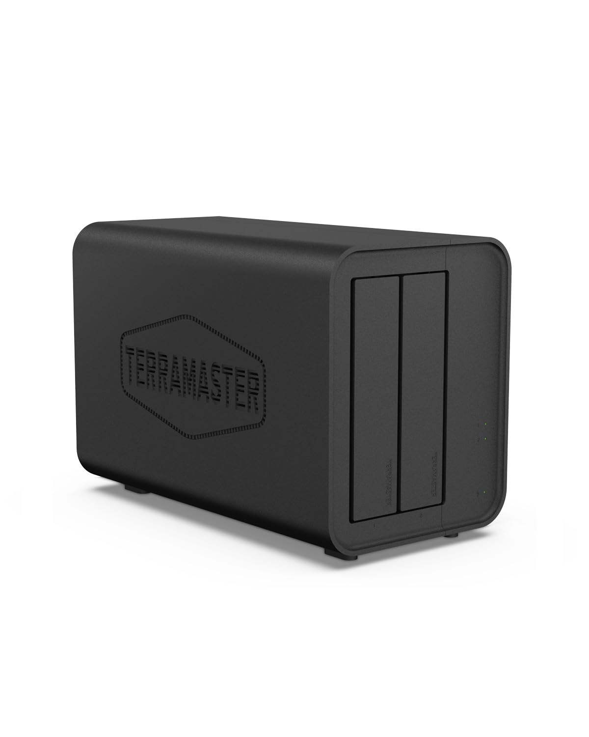 TERRAMASTER F2-212 NAS à 2 Baies - Quad Core Stockage Attaché au Réseau de Cloud Privé Personnel - avec des Solutions de Sauvegarde Riches (sans Disque)