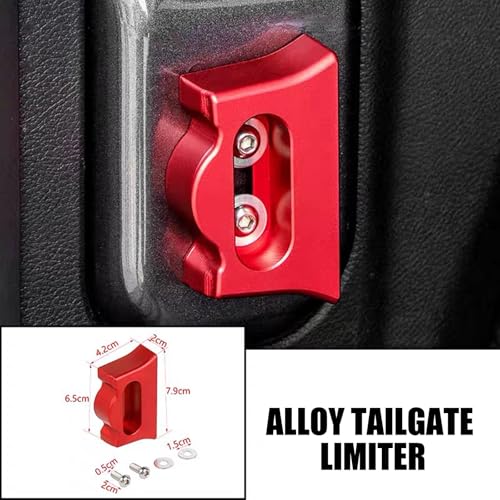 Limiteur de hayon aluminium anti-vibration : accessoire de stabilisation pour coffre