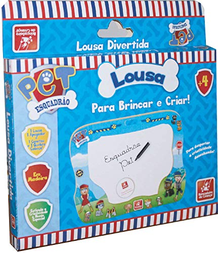 Lousa Infantil, Esquadrão Pet com Quebra Cabeça Brincadeira de Criança