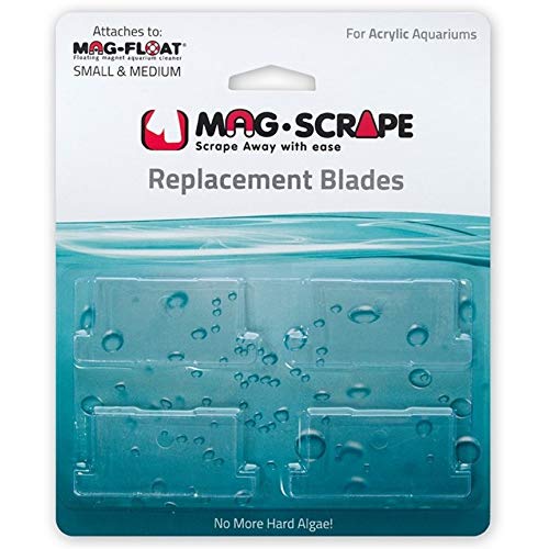 Mag-Float Sm & Med Scraper Replacement Acrylic Blade 4-Pack