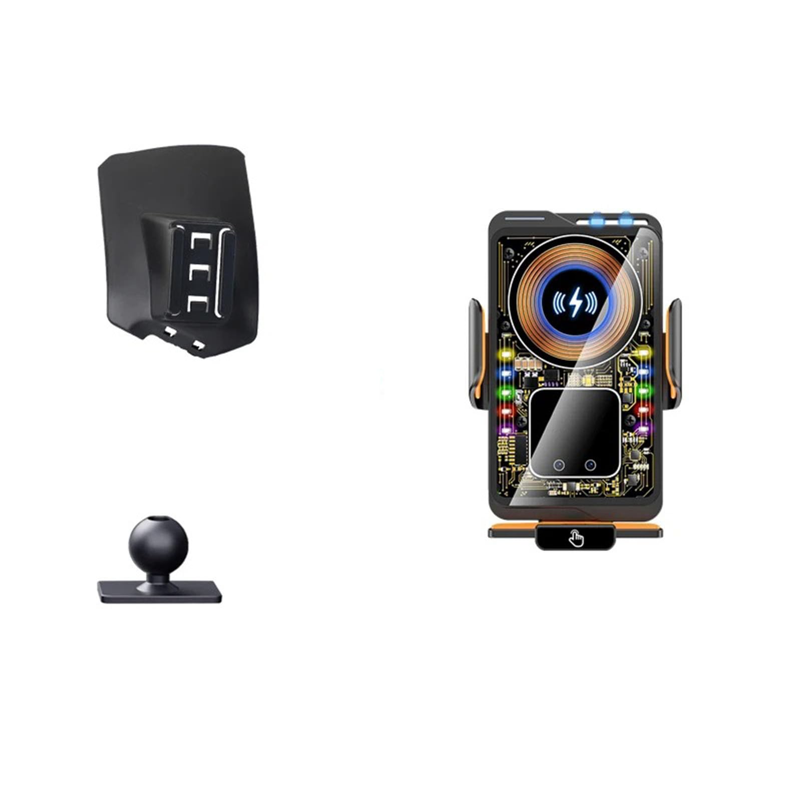 MOGFLMAN Car Phone Holder for Hyundai Santa Fe 2006-2012, LHD Car Phone Holder