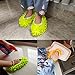 Yueiehe 5 Pairs (10 Pieces) Multi-Function Dust Duster Mop Slippers Shoes Cover, Soft Washable Reusable Microfiber Foot Socks Floor Cleaning Tools Shoe Cover