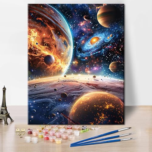 Solar System Paint by Numbers Kit
