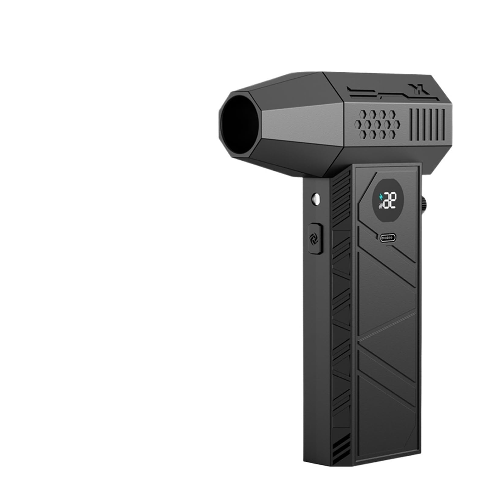 Soffiatore per foglie, Ventilatore Turbo Violent con display luminoso, soffiatore d'aria elettrico senza spazzole