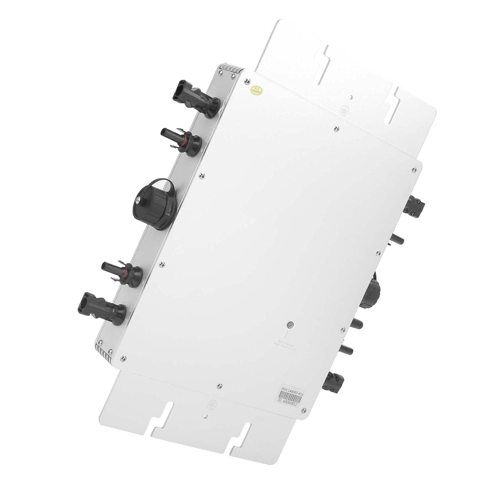 FTVOGUE Inwerter Solarny Monitorowanie WiFi Mikroinwerter Sieciowy 1400W IP65 MPPT 36 do 50V Auto 110V 220V Czysta Fala Sinusoidalna dla Użytkowników Domowych Paneli Słonecznych