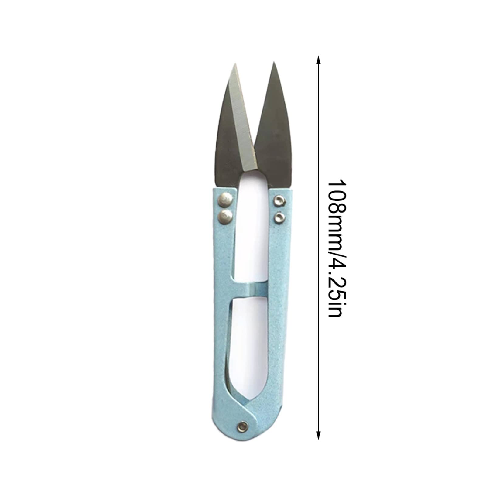 3 Mini Tijeras de Acero con Alto Contenido de Carbono en Forma de U, Tijeras de Costura, Herramientas de Corte, cortahilos, alicates for Recortar, Tejer y Manualidades.(Gray)