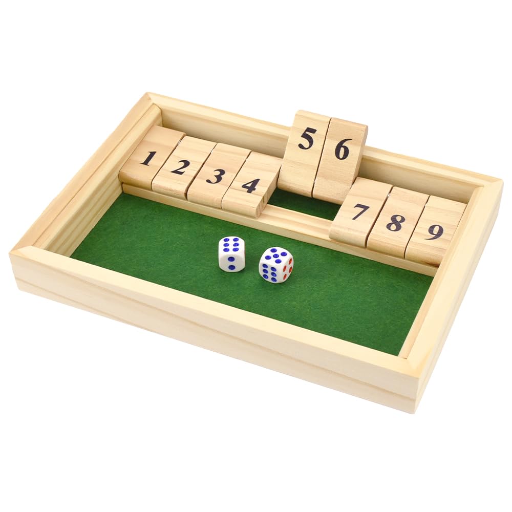 ボードゲーム14点セット Amazon | ダイスボードゲーム シャットザボックス 1面 シンプルルール