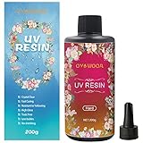 Amplio uso: la resina UV transparente dura excelente para hacer joyas, arte para colgantes, engaste de bisel, pequeños moldes de silicona, decoraciones de manualidades, fundición y revestimiento, figuras fundidas y hacer pinturas de resina, accesorios de ropa, encapsular objetos, hacer pinturas de resina, etc
