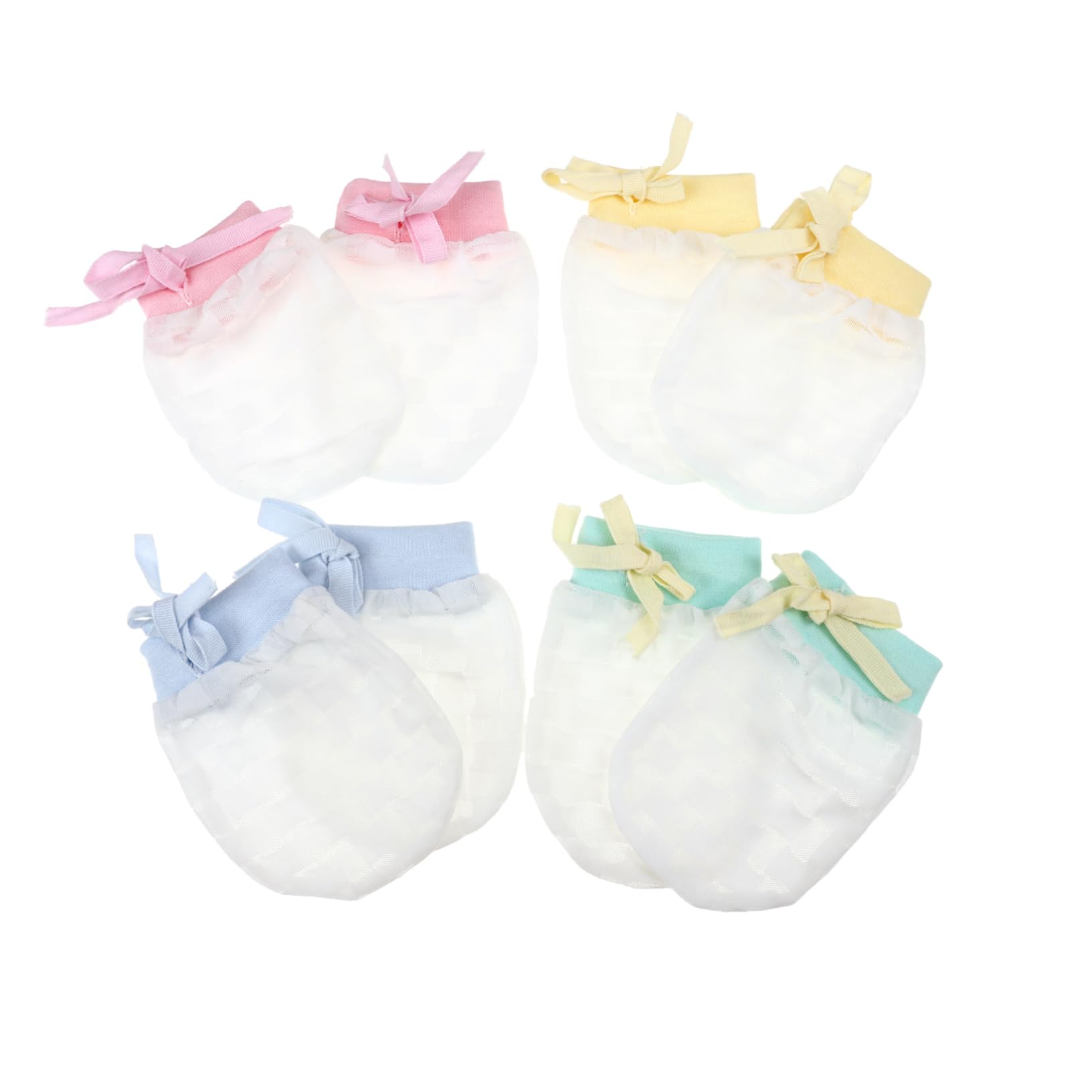 Didiseaon Adorable Toddler Decorative Gloves No Scratch Infant Mitten Elastic Gloves for Boys and Girls