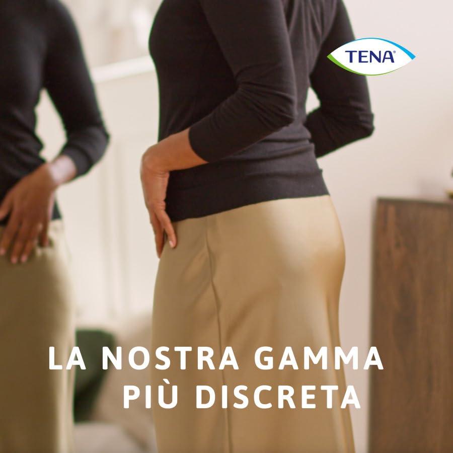 TENA Silhouette - Mutandine a vita bassa, assorbenti, per perdite urinarie, elasticizzate, monouso, per donna, Medium (M), 3 confezioni x 12 pezzi