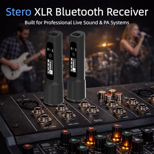 Récepteur Bluetooth XLR pour son en direct et mixeurs de soirée - 6