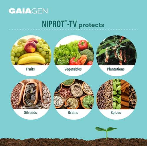 Image of Niprot TV | Trichoderma Viride | Improves Root Growth & Plant Health | Develops Resistance To Diseases & Pests | Controls Fungal and Bacterial Diseases | Trichoderma for Farms & Gardens-1kg