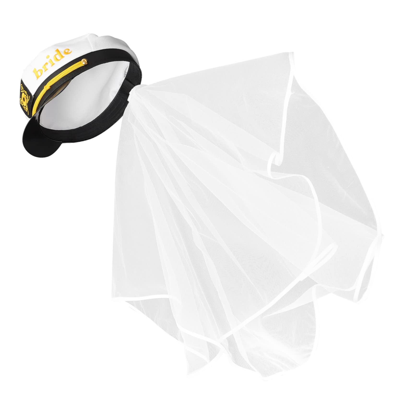 PRETYZOOM 3 Uds Sombrero De Nupcial Sombrero De Novia Velo Despedida De Soltera Fiesta s De De Con Velo Decoraciones Nupciales Yate