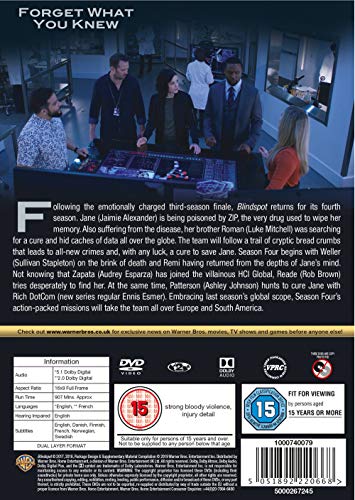 Blindspot: Season 4 [DVD] [2018] [2019]