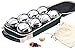 Jaques of London Boules 8 Petanque Set 8 Boules Set in Zip Case - Rust-Z treated For Durability Bowls Set - Quality Garden Games Since 1795