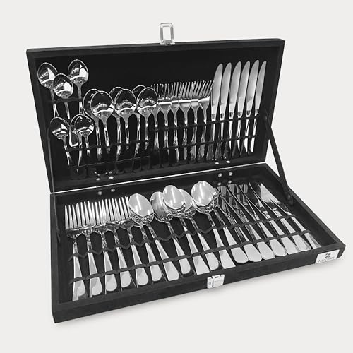 Faqueiro Estojo Madeira Veludo 42PC Olimpia Hercules 1555-42ET