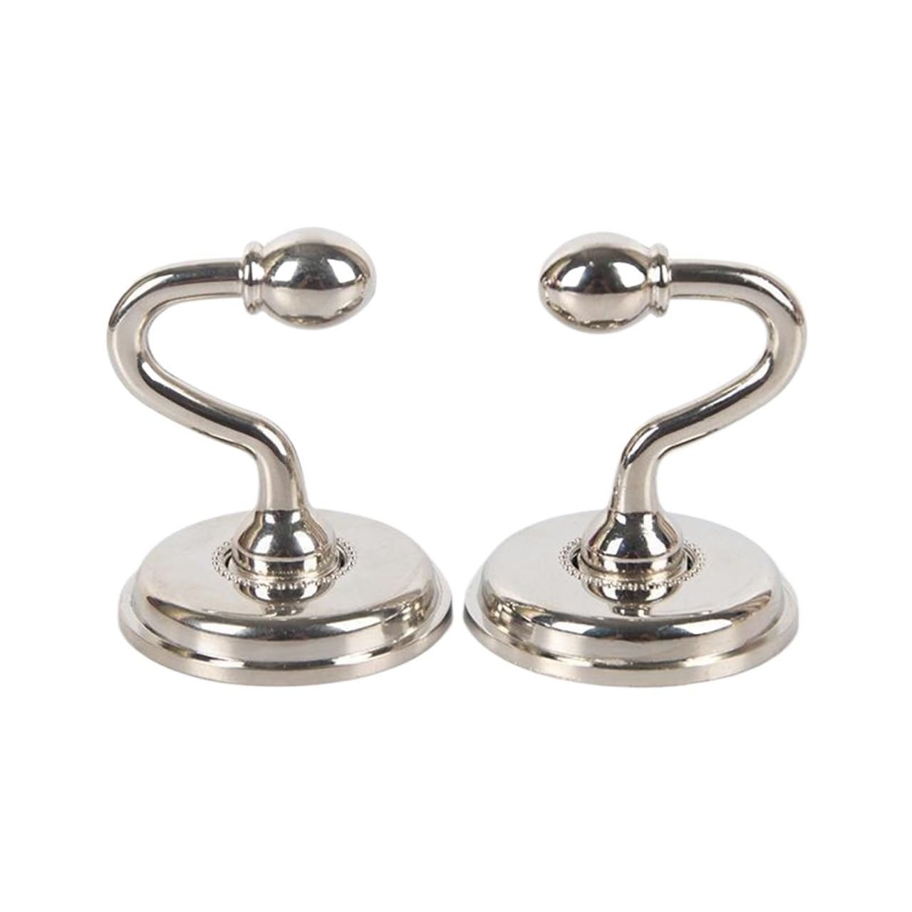 Brass Curtain Tieback Hook 2PCS Metal Zinc Alloy Curtain Holdbacks Wall Mounted Tie Back Hooks for Window Drapes Bedroom(A3)
