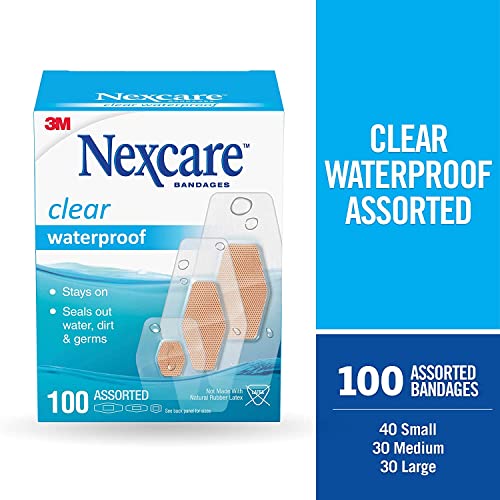 Nexcare Waterproof Bandages Assorted Sizes - 100 Ct, Pack Of 2 #TOP30