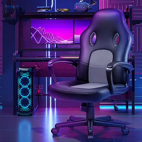 image for Homall Comfy Gaming Chair, Breathable Computer Chair with Lumbar Suppo