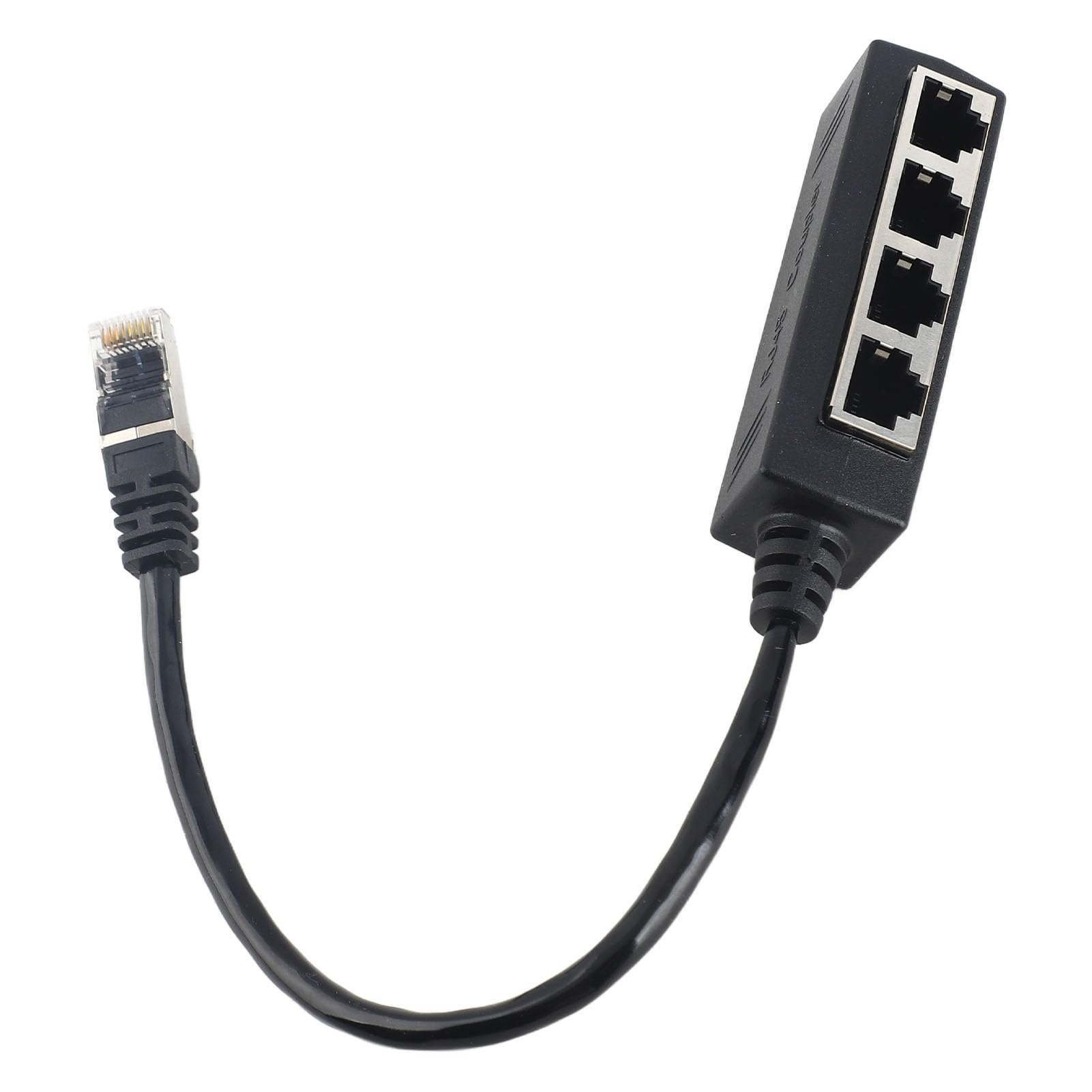 Fafeicy Doubleur RJ45 Multiprise Ethernet Splitter 1 à 4 Port Répartiteur Câble Ethernet pour Réseau Stable Compatible Routeur PC TV