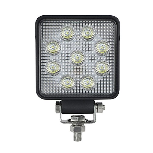 LED Autolamps High-Powered Square Work Lamp - 9x LED