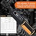 Uharbour Digital Torque Wrench 3/8 Drive, 0.66-44.29Ft.lbs/0.9-60Nm Range, Electric Torque Wrench with Dual Direction Ratchet, ±1% Accuracy with Vibration, Buzzer and LED Alert