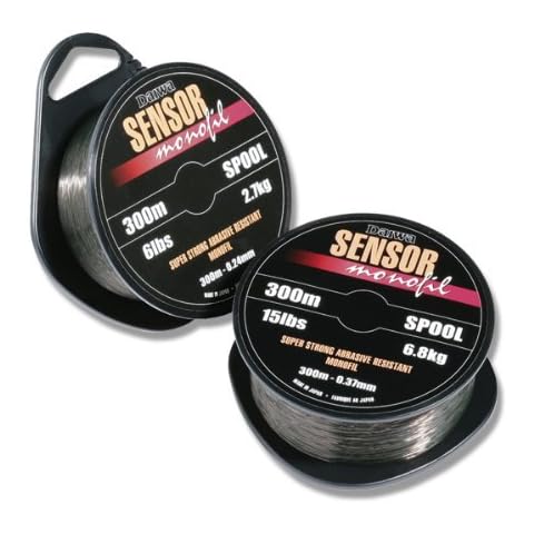 DAIWA Sensor Monofilament 300m 6lb, Black, One Size Cover