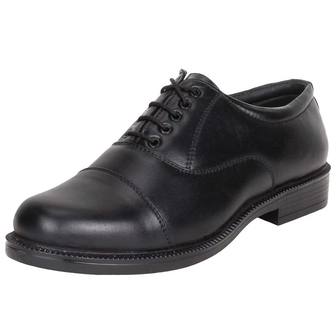 Men's Synthetic Leather Lace-Up Formal Shoes for Men's and Boys/Police Shoes/Office Shoes/Suit Shoes/Dress Shoes Black-image-12