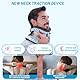 ALLILUYAA Cervical Neck Traction Device, Nackenstrecker mit 3 Power Tractions und 8 Eingebauten Airbags, Nackenretter für Linderung von Nackenschmerzen und zum Schutz