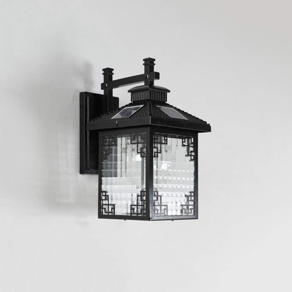 Lampe d'extérieur vintage pour sécuriser et embellir une clôture sombre
