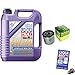 Produktbild EISENFELS Filter Set Inspektionspaket erstellt mit 5 L Motoröl Liqui Moly 5W-40 Leichtlauf High Tech, MANN-FILTER Ölfilter, Verschlussschraube