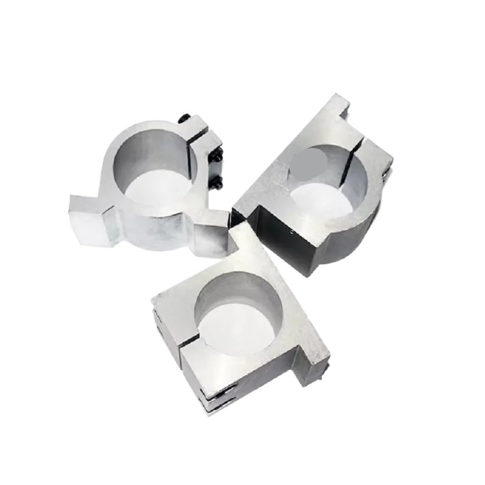 Lyvqzpwlr 80Mm Center 55Mm Spindle Clamp， Cnc Spindle Motor Clamp， Spindle Clamp Mounting Bracket, Aluminum, Multiple Sizes, Cnc(80Mm Center 55Mm)
