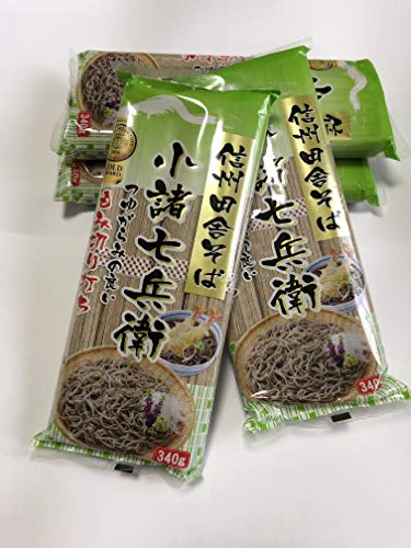 【4袋セット】信州田舎そば 小諸七兵衛 340g