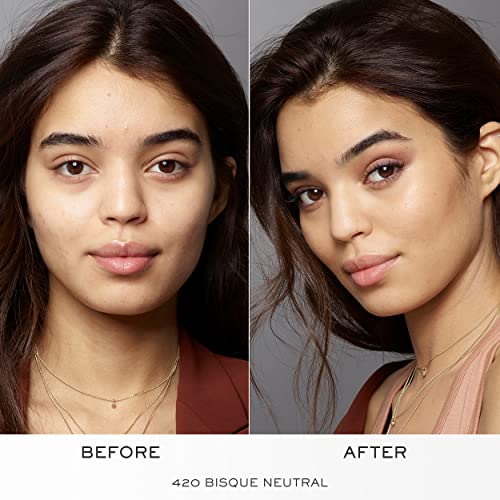 Lancôme Teint Idole Ultra Wear Full Coverage Foundation - Lightweight & Oil-Free With Natural Matte Finish - Up To 24H Wear - 420 Bisque Neutral #TOP1