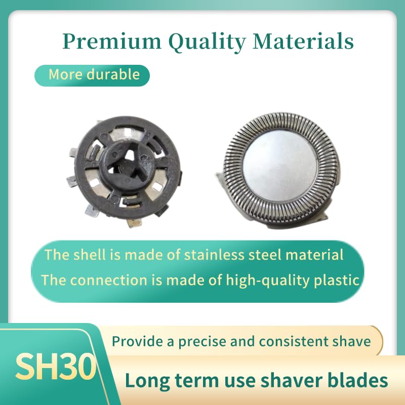 Miniatura 4 de SH30 - Cuchillas de repuesto para afeitadora eléctrica para hombre Philips Norelco Shaver Series 3000, 2000, 1000 con hoja de afilado duradera,