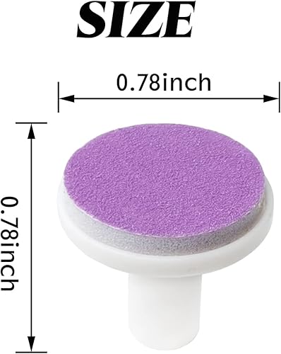 Miniatura 2 de NSBELL 36 almohadillas de lima de uñas para bebé, almohadillas de repuesto para recortadora de uñas, cabezales eléctricos de rectificado de uñas