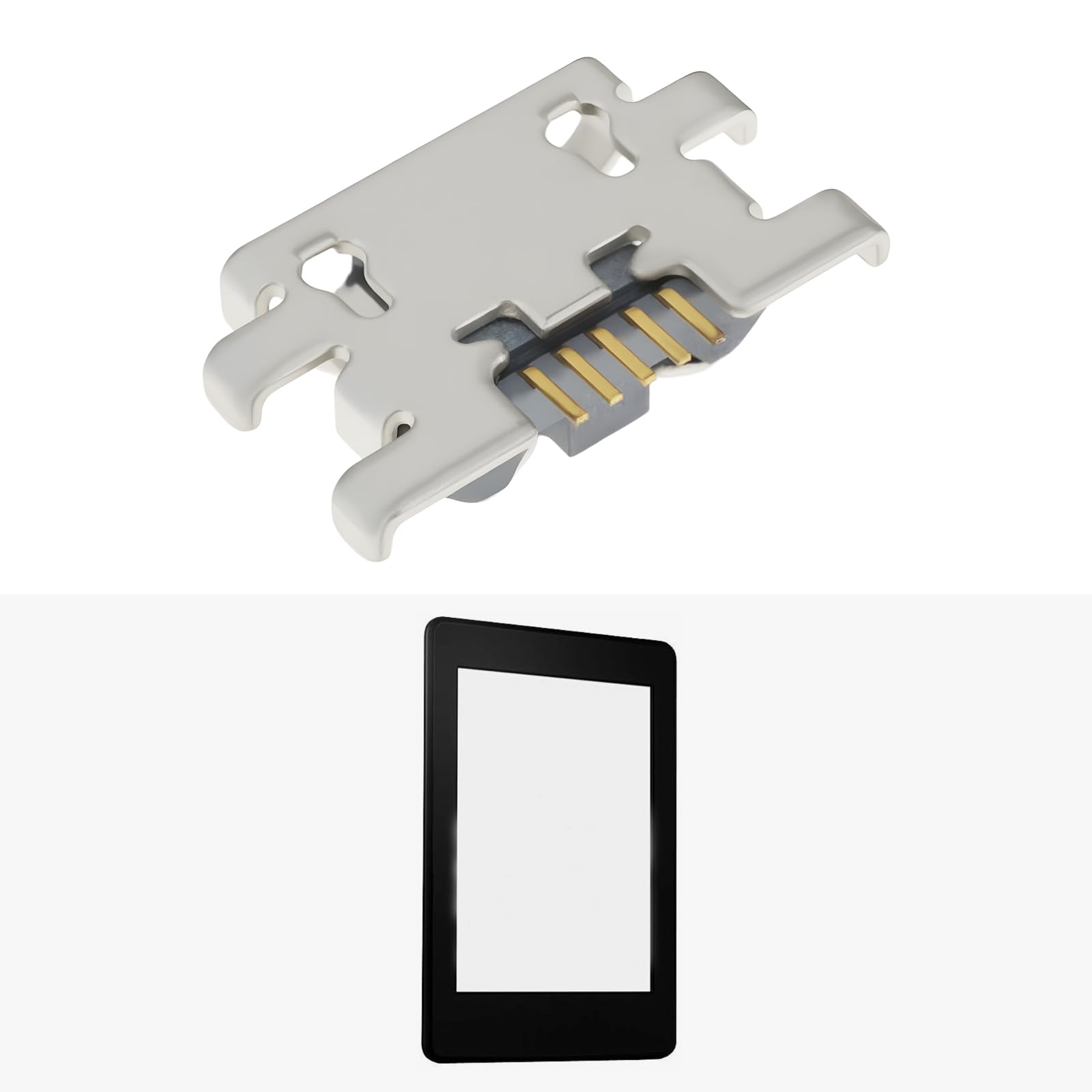 5 Conectores de Puerto de Carga Micro USB de 5 Pines de Repuesto Compatibles con Kindle Paperwhite DP75SD