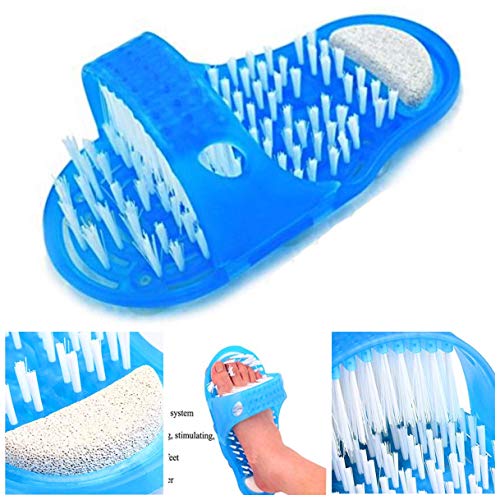 Limpiador de cepillo de pie. Masajeador para quitar cutis en el pie