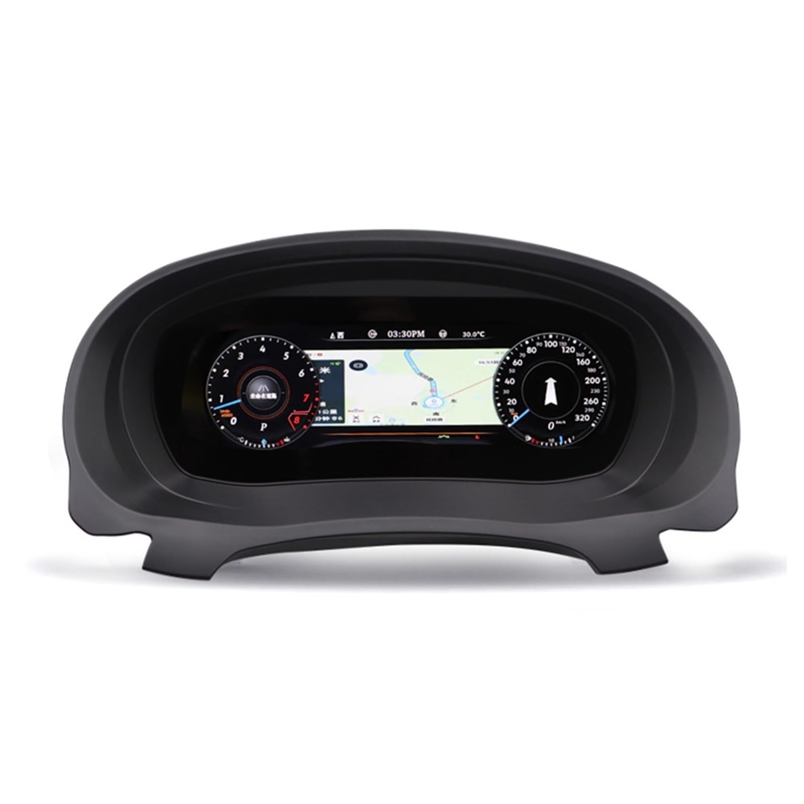 EGUIAS Car Digital Speedometer 10.25'' Digital Instrument Cluster Fit For Volkswagen Golf 6 MK6 2009 11 12 13 2014 Years LCD Panel Speedometer Virtual