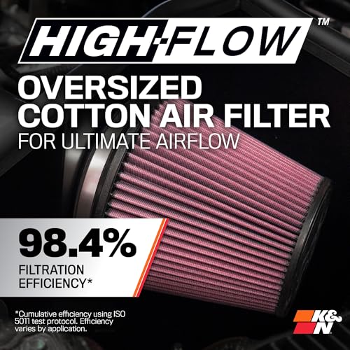 Image of K&N Cold Air Intake System: High-Flow Air Filter, Increase Performance & Towing: Compatible with 2014-2020 Chevy /GMC /Cadillac Silverado 1500, Suburban, Tahoe, Sierra 1500, Yukon, Escalade, 57-3082