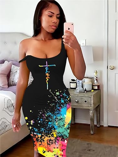 Image of Mrskoala Women Midi Tank Dresses Sexy Club Casual Dress Summer