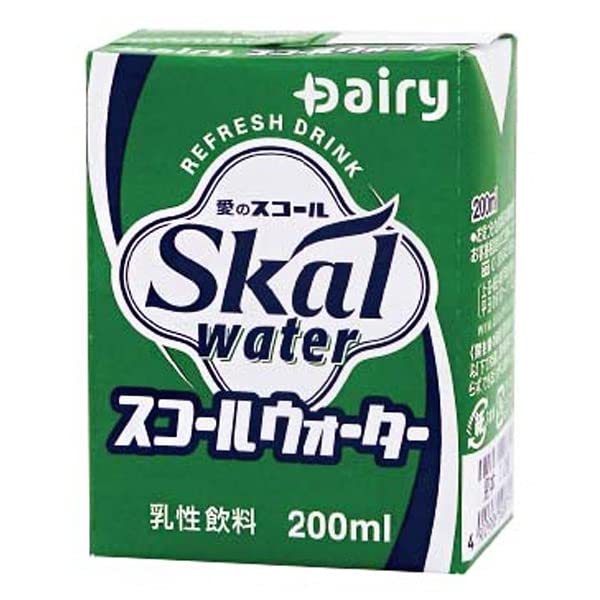Amazon.co.jp: 南日本酪農協同 スコールウォーター 200ml紙パック×24本 