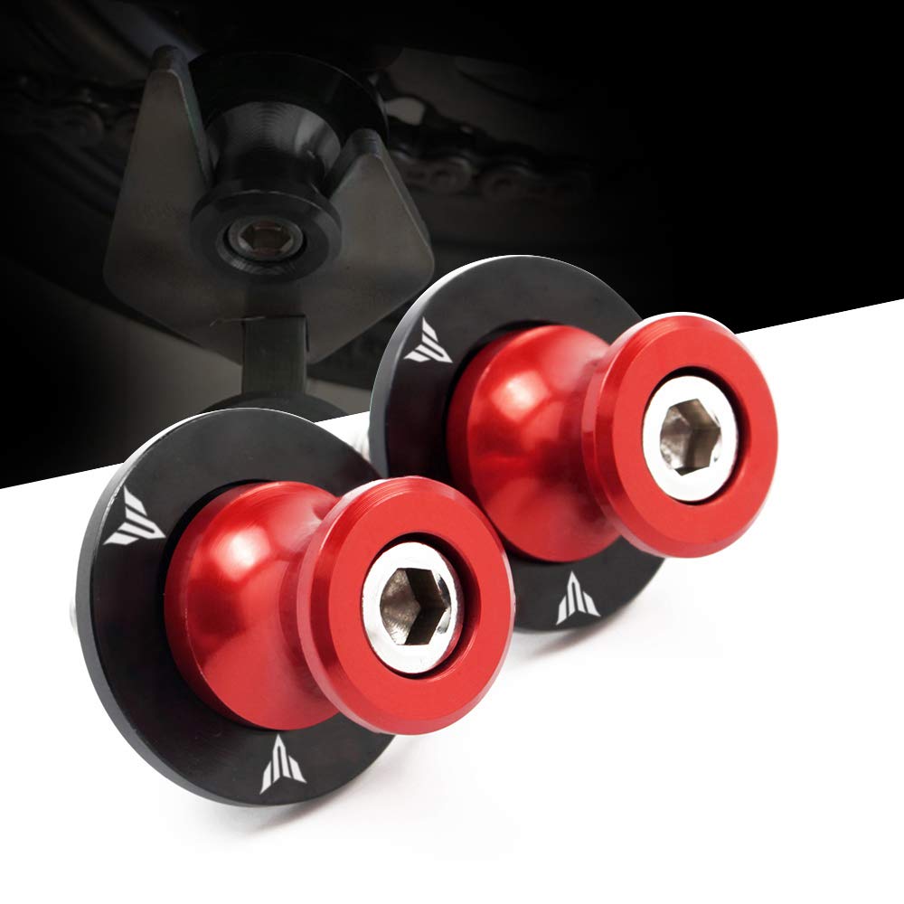 Coppia Nottolini M6 Per Forcellone Yamaha YZF R1, R3, R6, R125 - Supporti Alza Moto In Alluminio CNC 6061 - Foto 13