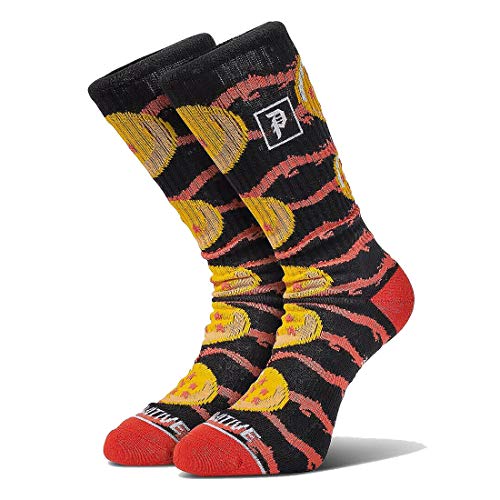 Primitive Skate x Dragon Ball Z Men's Dragon Jaquard Crew Socks Black